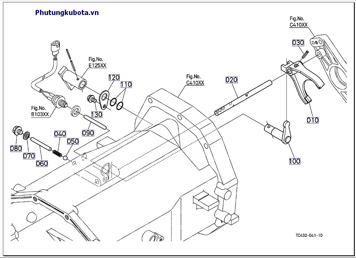 Chạc gạt số PTO